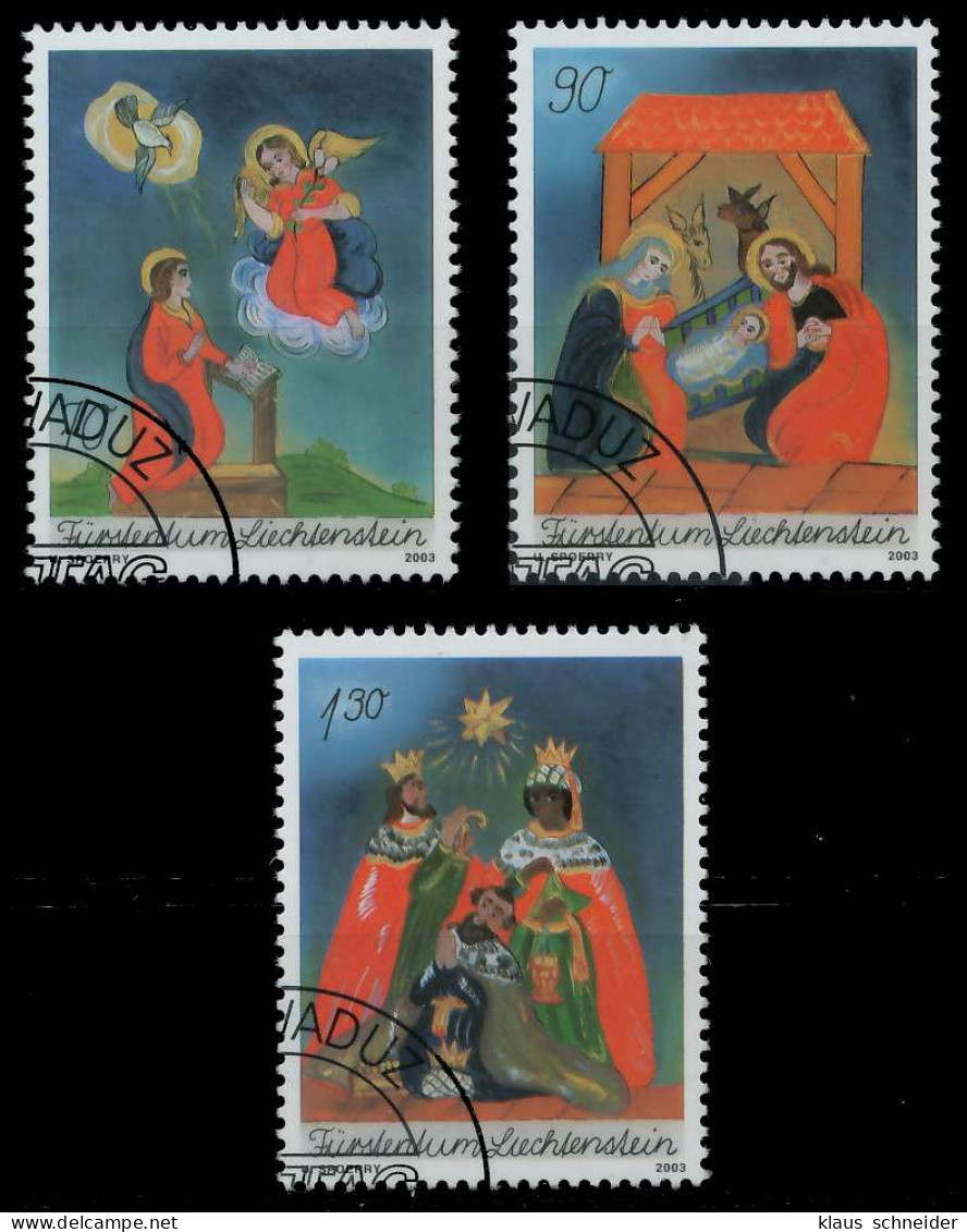LIECHTENSTEIN 2003 Nr 1330-1332 Gestempelt X2987DA - Used Stamps