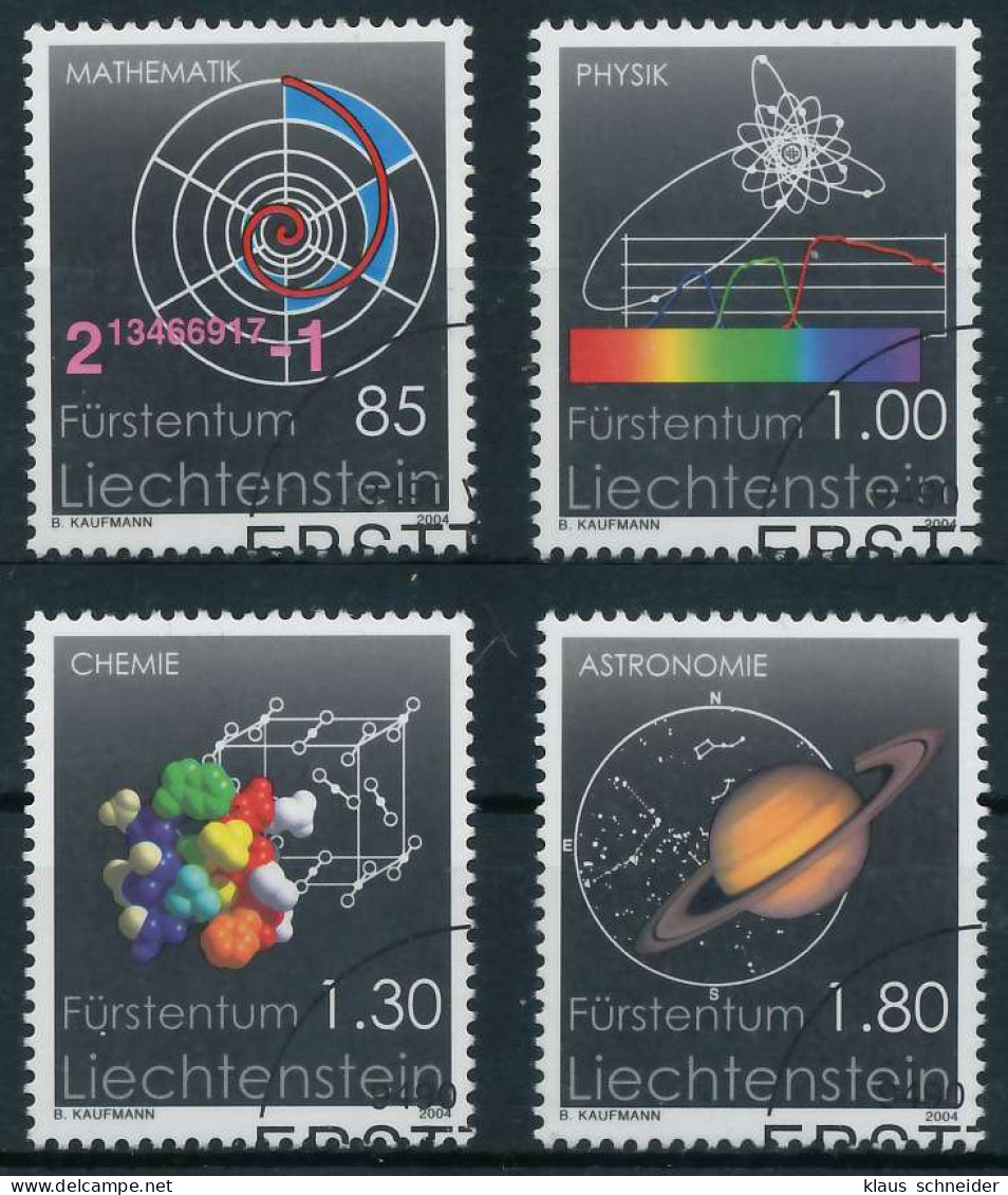 LIECHTENSTEIN 2004 Nr 1357-1360 Gestempelt X2987FE - Gebraucht