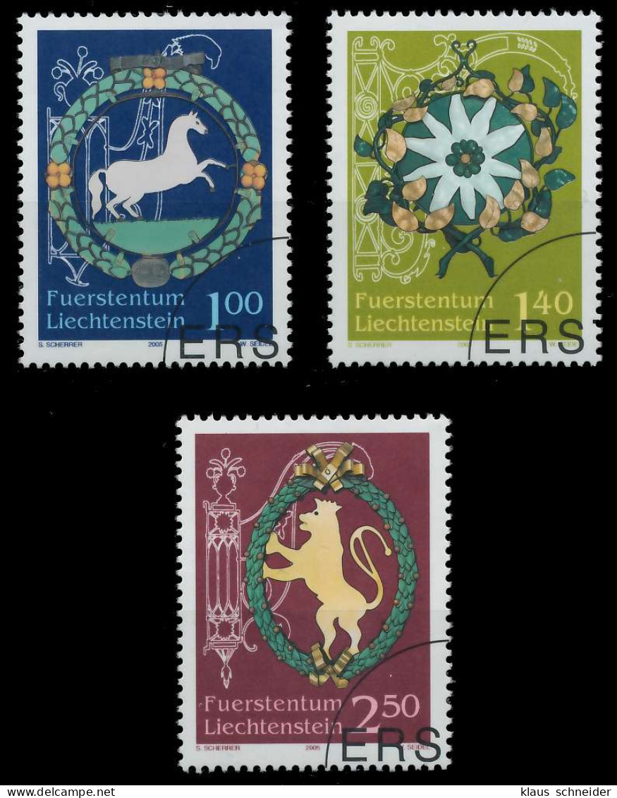 LIECHTENSTEIN 2005 Nr 1377-1379 Gestempelt X298852 - Gebraucht