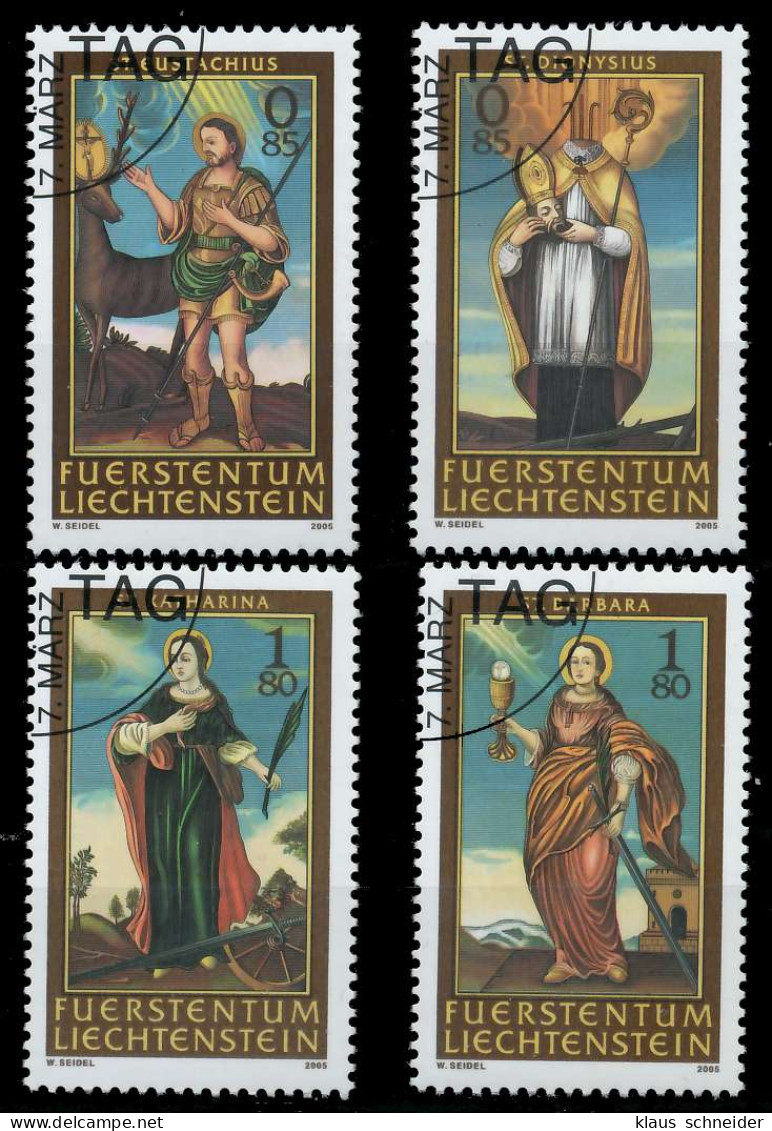 LIECHTENSTEIN 2005 Nr 1370-1373 Gestempelt X298866 - Used Stamps
