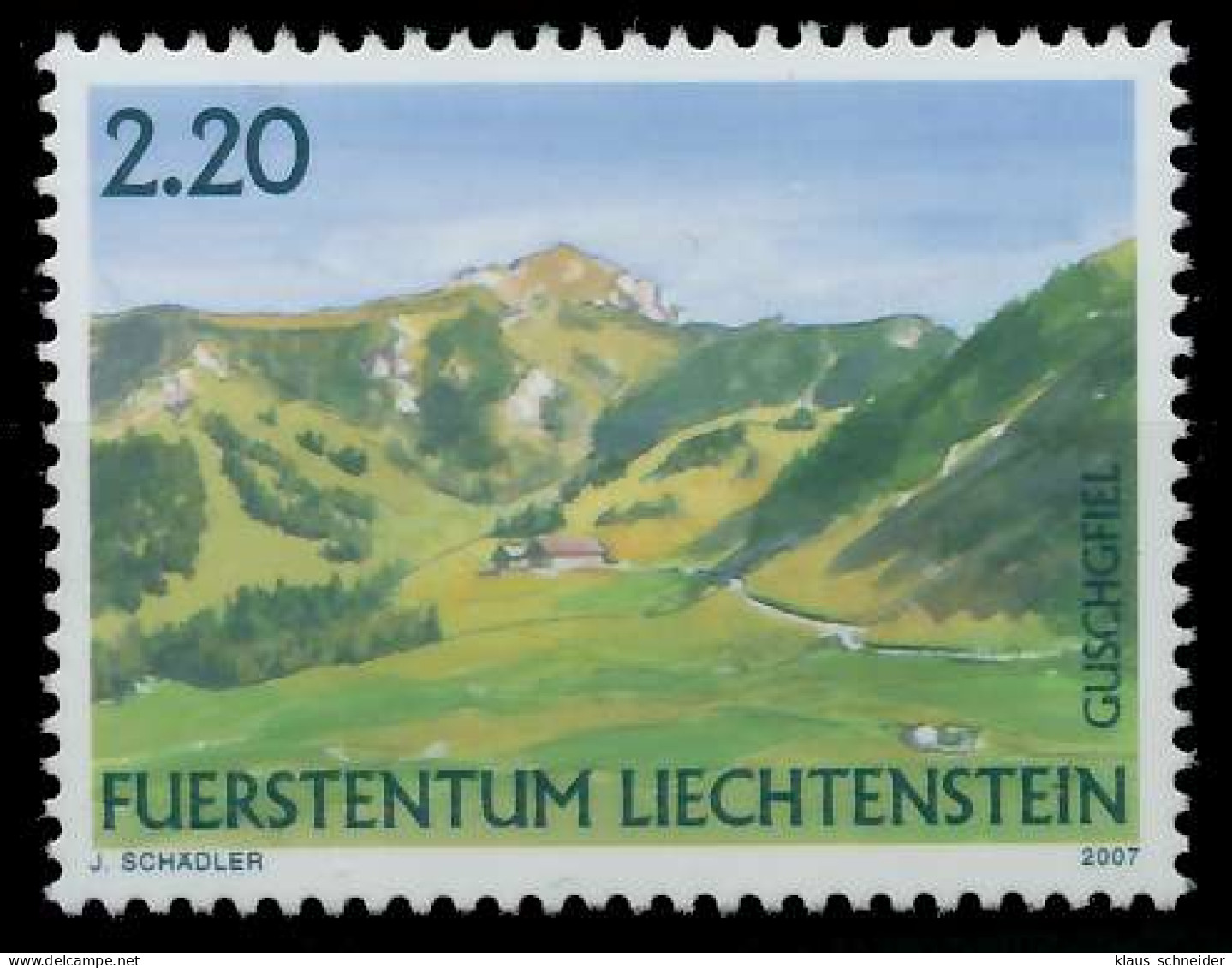 LIECHTENSTEIN 2007 Nr 1453 Postfrisch X2989DE - Neufs