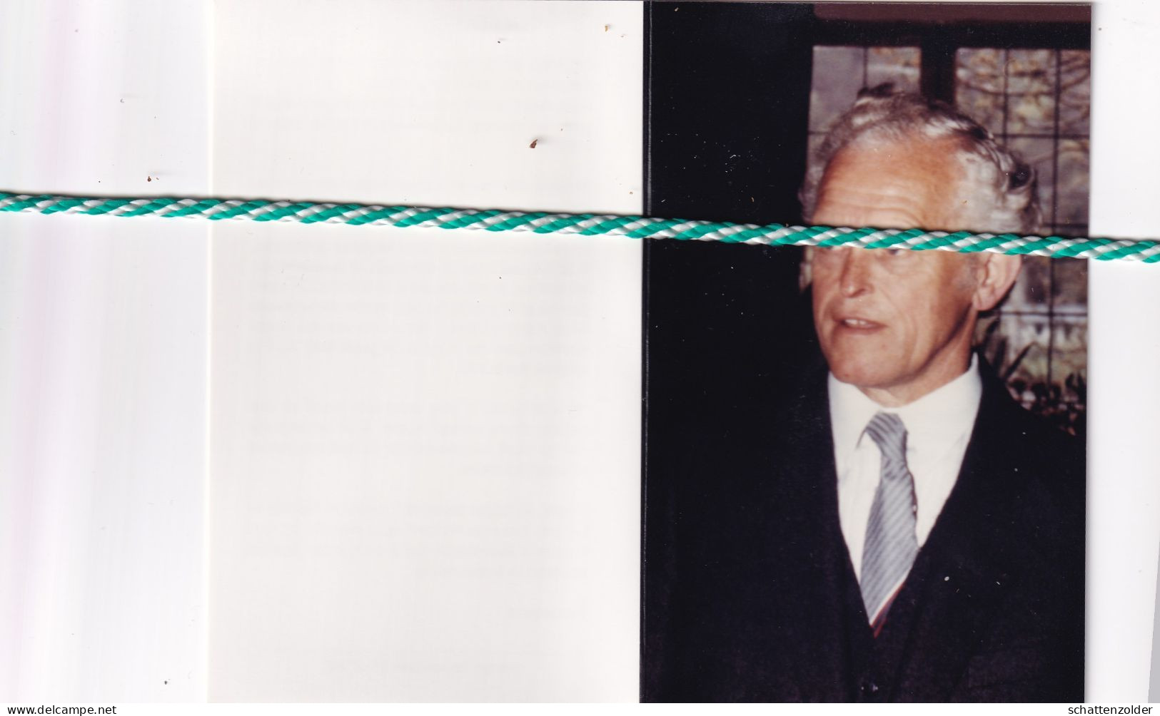 Kamiel Tindemans-Vermeulen, Beveren 1917, 1997. Oud Groepsleider Sint-Hieronymus Scouts Groep; Foto - Obituary Notices