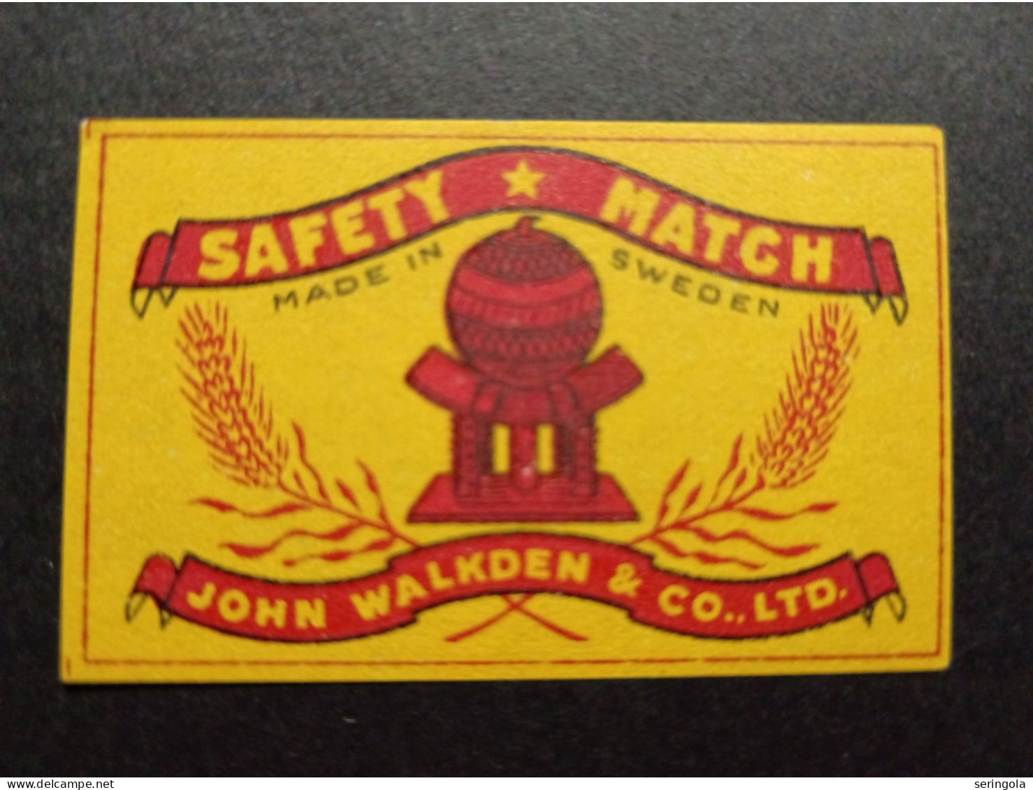 Manufactured Sweden - Matchbox Labels