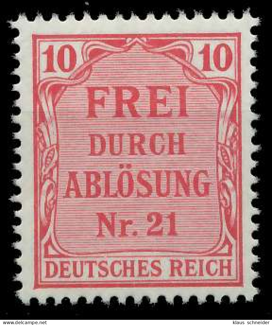 DEUTSCHES REICH DIENSTMARKEN 1903 05 Nr 4 Postfrisch X86F3B6 - Officials