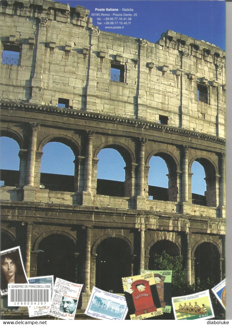 (REPUBBLICA ITALIANA) 2008, IL QUADERNO DEI FRANCOBOLLI - Andere & Zonder Classificatie