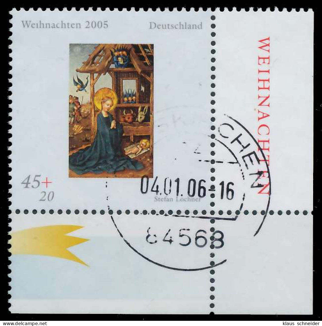 BRD BUND 2005 Nr 2492 Zentrisch Gestempelt ECKE-URE X33B766 - Used Stamps