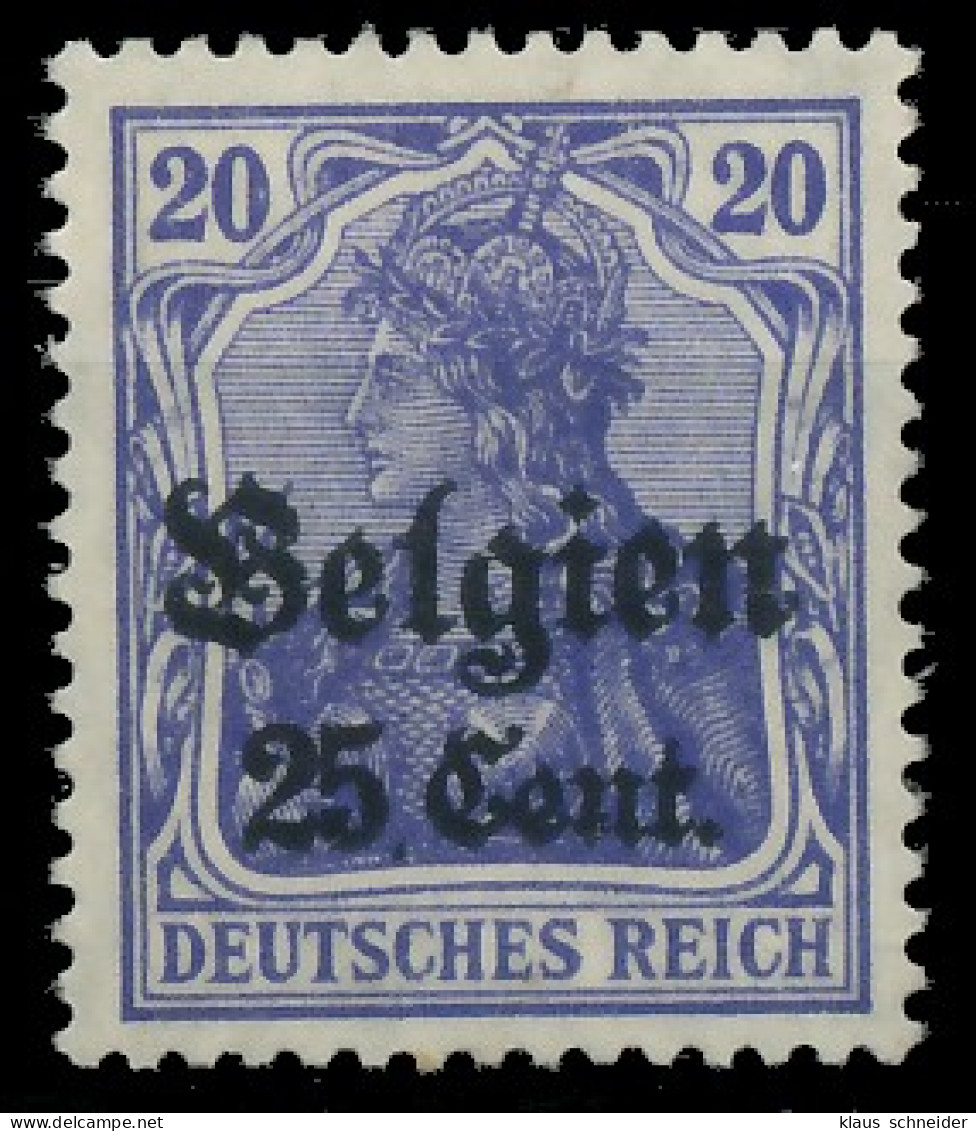 BES. 1WK LANDESPOST BELGIEN Nr 18c Postfrisch X43B18E - Bezetting 1914-18