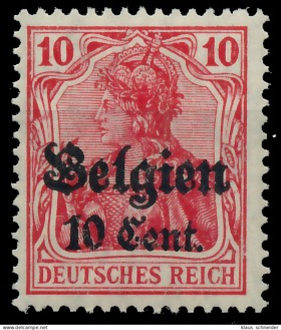 BES. 1WK LANDESPOST BELGIEN Nr 14b Postfrisch X443716 - Bezetting 1914-18