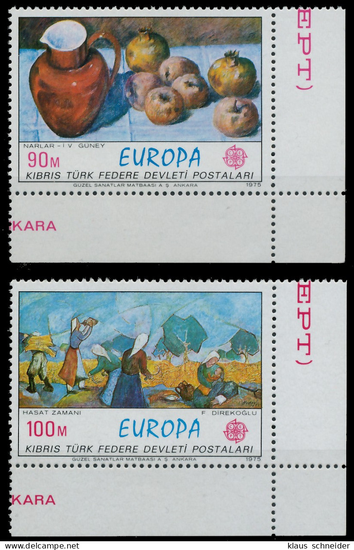 TÜRKISCH-ZYPERN 1975 Nr 23-24 Postfrisch ECKE-URE X55CC86 - Ungebraucht