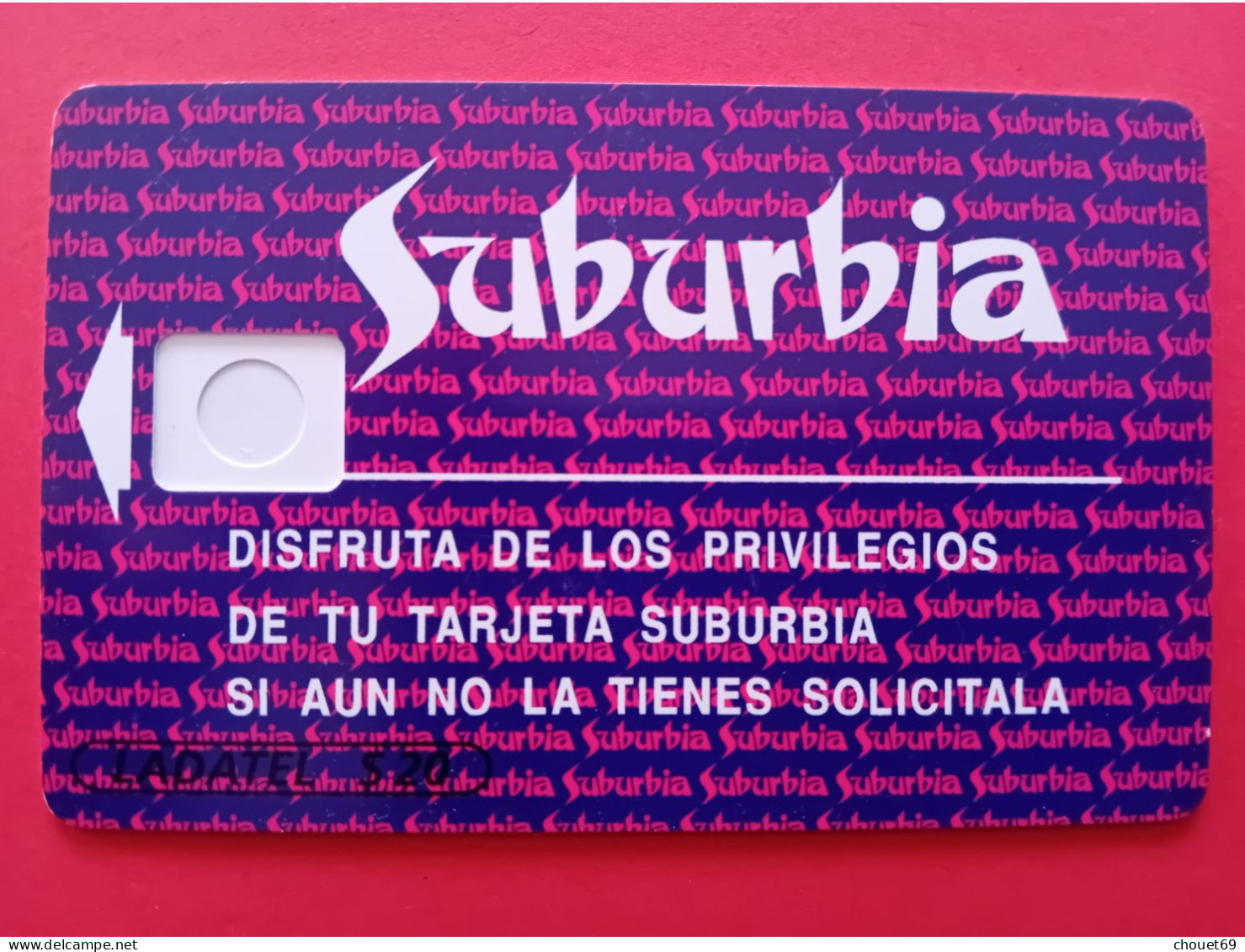 Mexico Ladatel   Suburbia 20$  Without Chip (BA20623 - Mexico