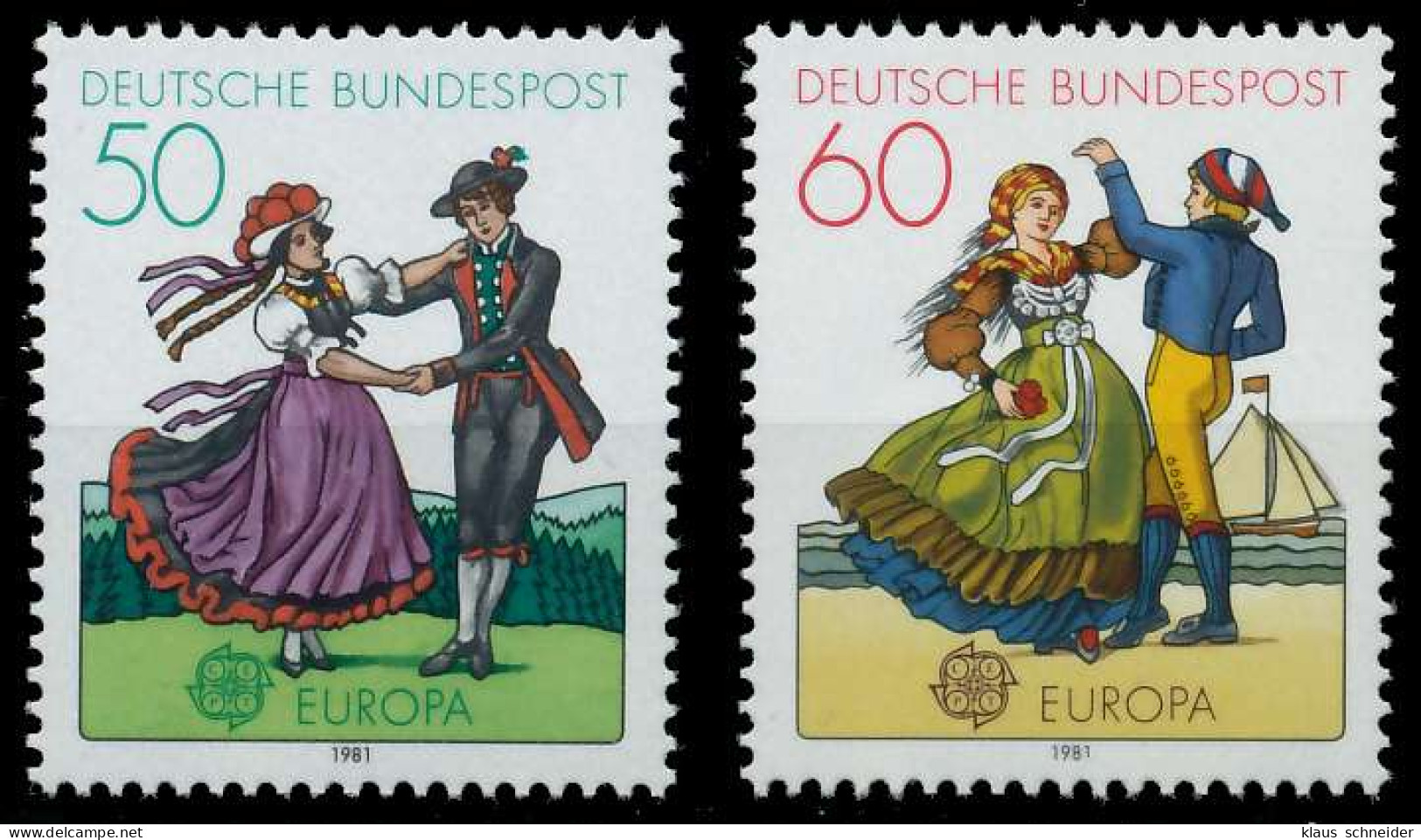 BRD BUND 1981 Nr 1096-1097 Postfrisch S1CB352 - Ungebraucht