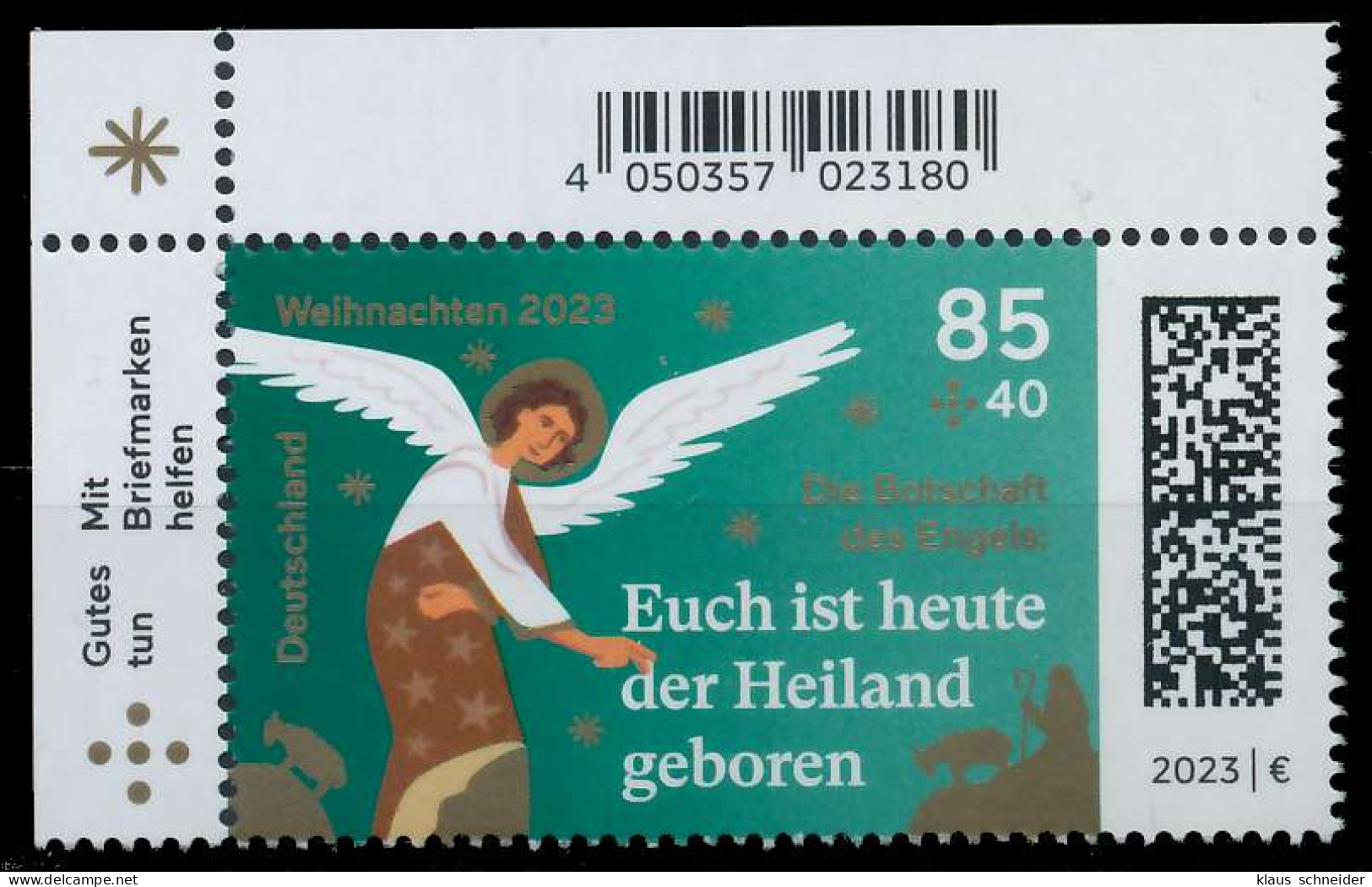 BRD BUND 2023 Nr 3793 Postfrisch ECKE-OLI X6C2892 - Nuevos