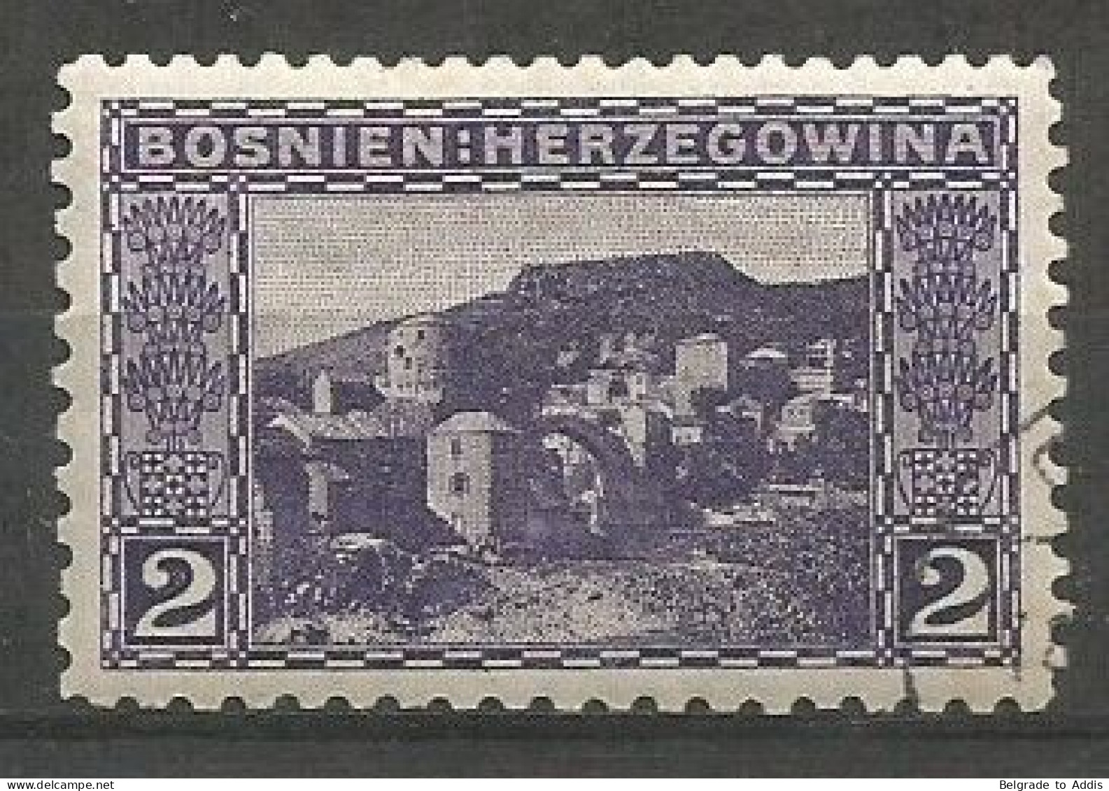 Bosnia Bosnien K.u.K. Austria Hungary Mi.30 Perforation 10½:10½:9¼:9¼ Coleman 4422 Used 1906 - Bosnie-Herzegovine