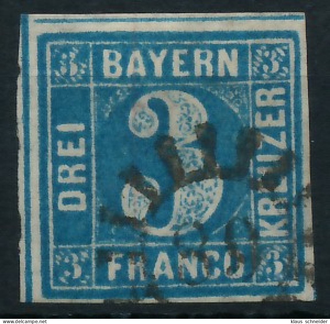 BAYERN MÜHLRADSTEMPEL AUF Nr 2II GMR _89 ZENTR- X6DE102 - Used