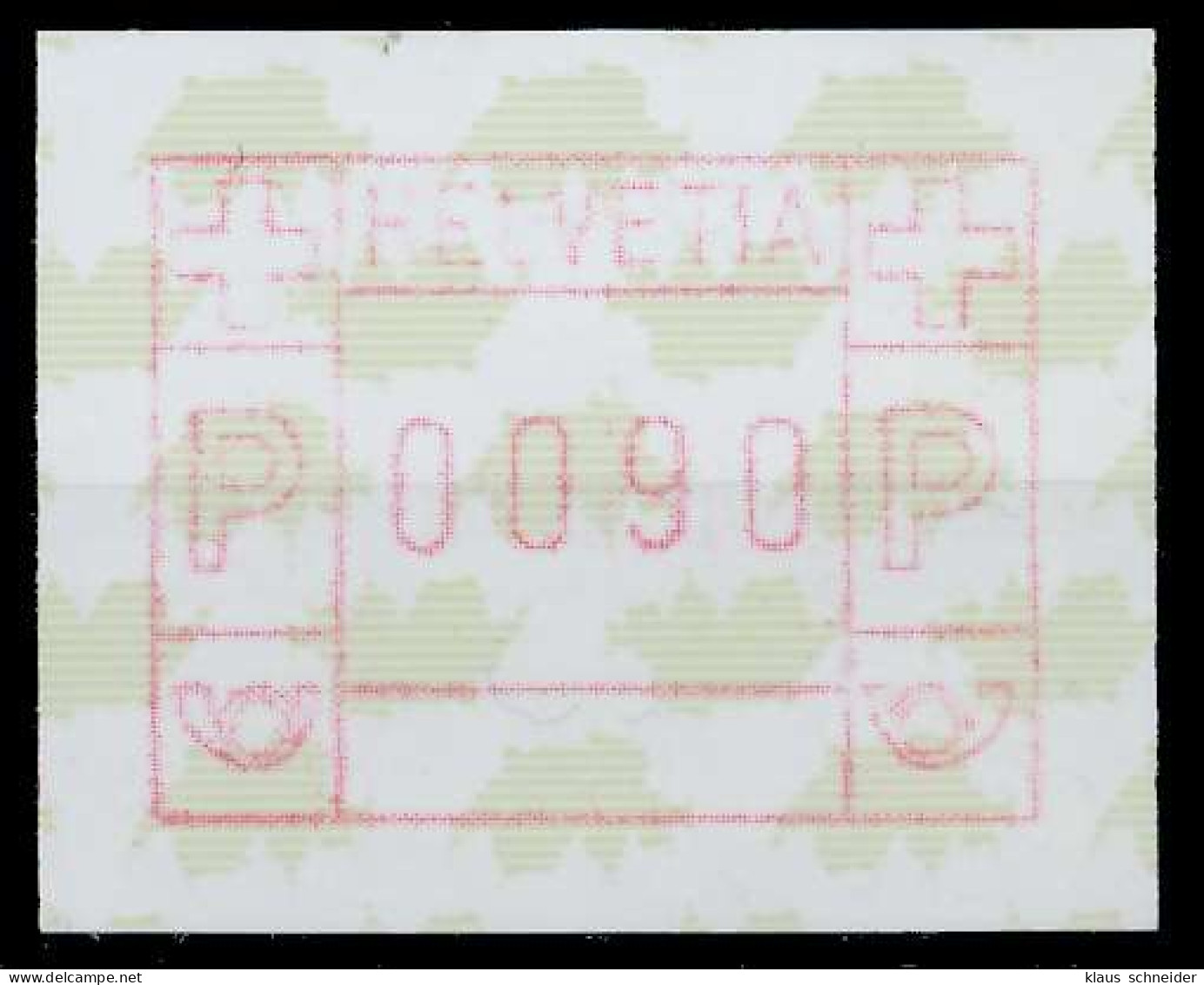 SCHWEIZ AUTOMATENMARKEN A6 Nr 6 Postfrisch X7239E2 - Automatic Stamps