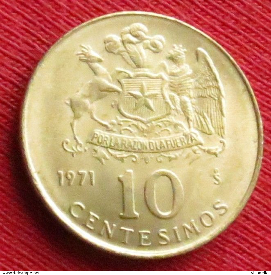 Chile 10 Centavos 1971 Chili  W ºº - Chile