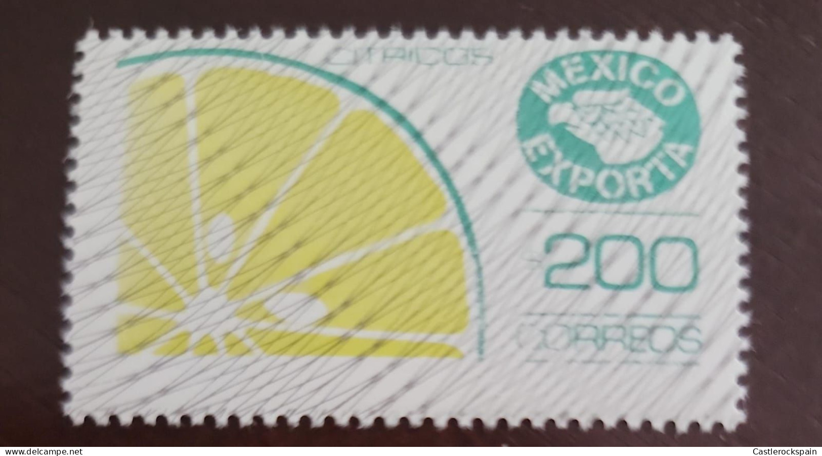 Baja O) 1988 MEXICO, ERROR, MEXICO EXPORTA  CITRUS FRUIT,  CITRUS, FOOD AND MEDICINAL, MNH - Mexique