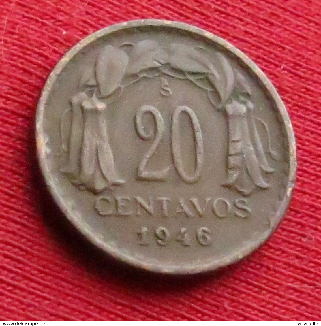 Chile 20 Centavos 1946 Chili  W ºº - Chile