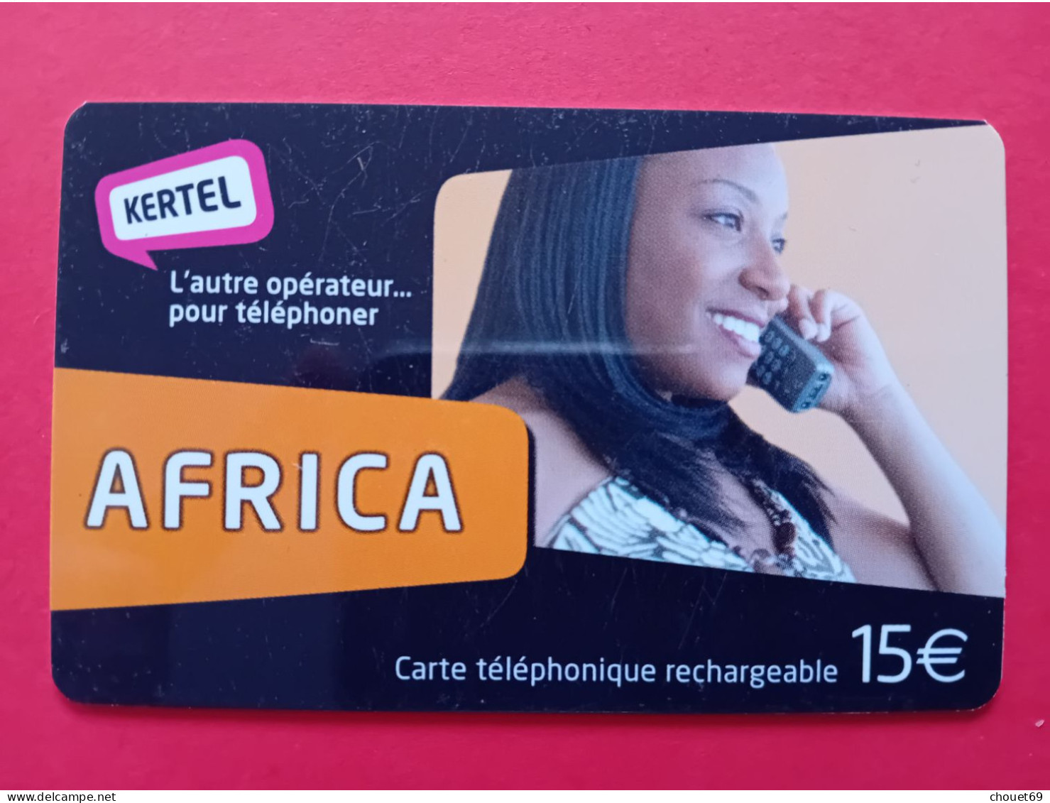 KERTEL 15€ AFRICA Verso 06/08 Bande Magnétique Non Grattée MINT ? NEUVE ? (BA20623 - Other & Unclassified