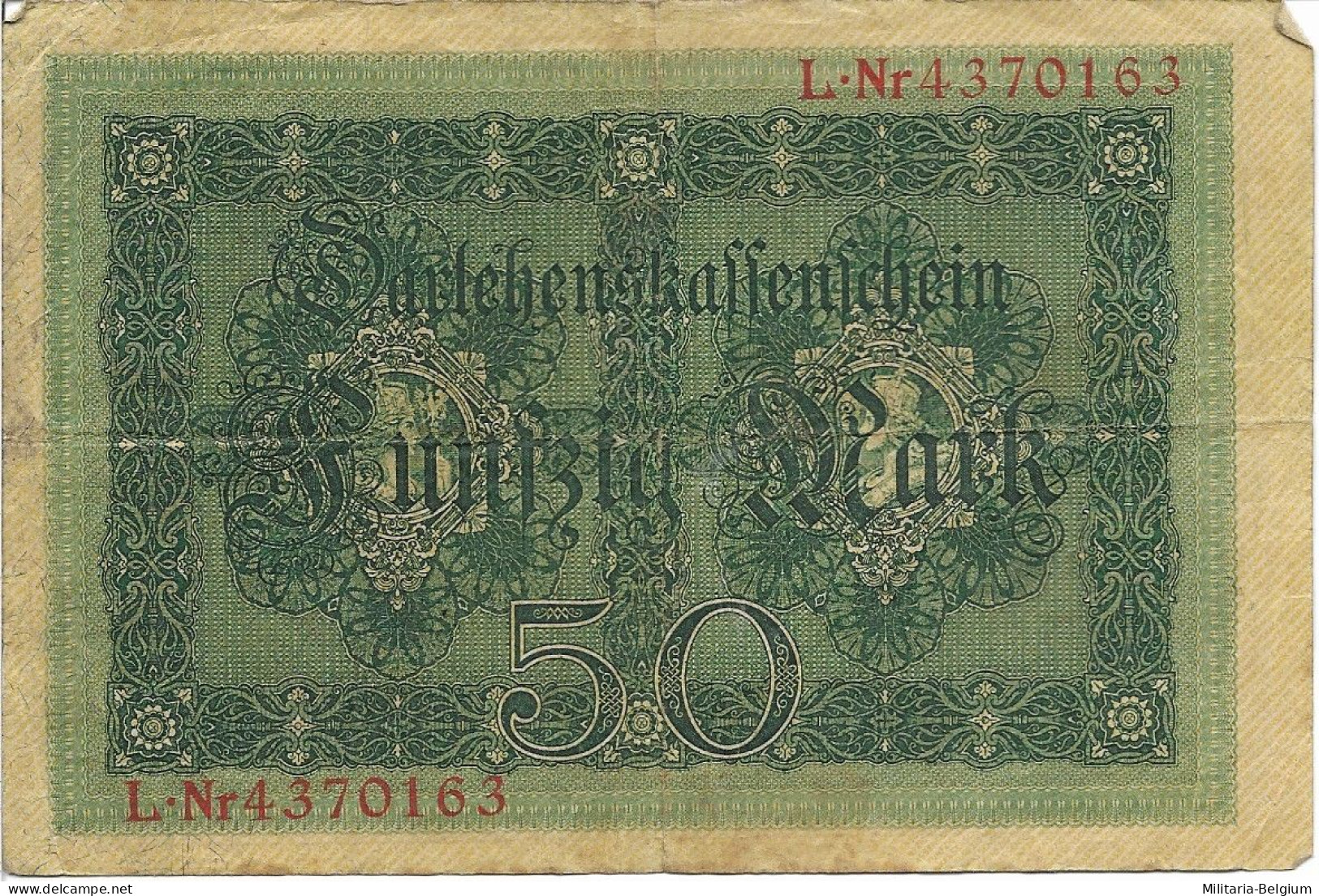 Duitsland - Darlehenskassenschein - Fünfzig Mark - 1914 - Other & Unclassified