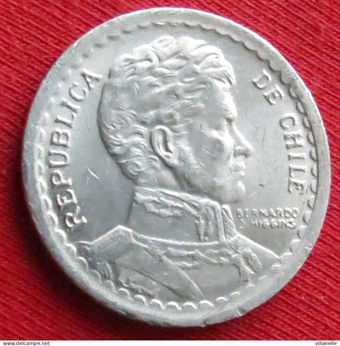 Chile 1 Peso 1956 Chili  W ºº - Cile