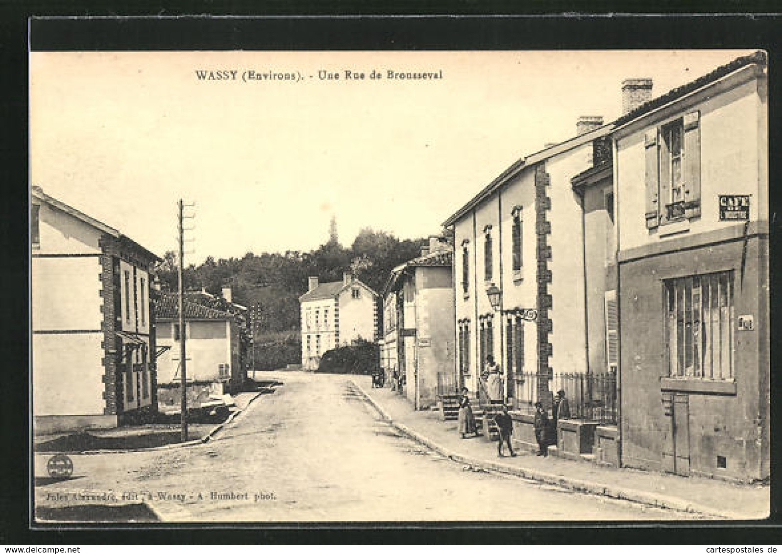 CPA Wassy, Une Rue De Brousseval  - Wassy
