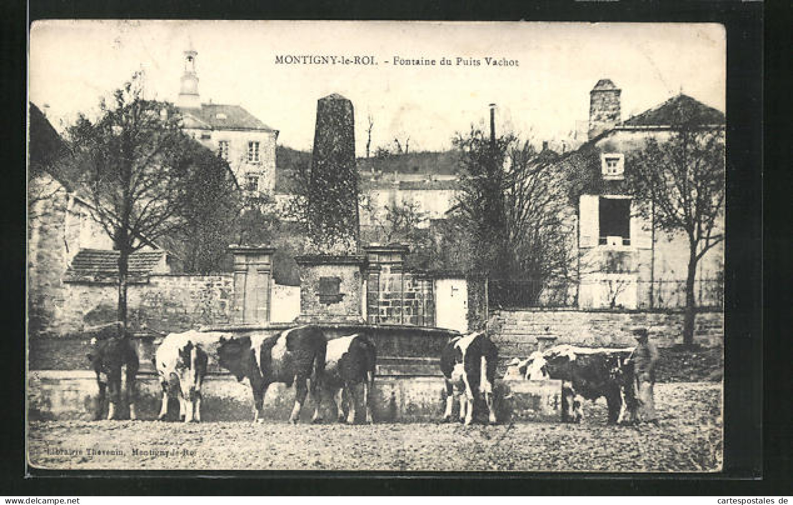 CPA Montigny-le-Roi, Fontaine Du Puits Vachot  - Montigny Le Roi