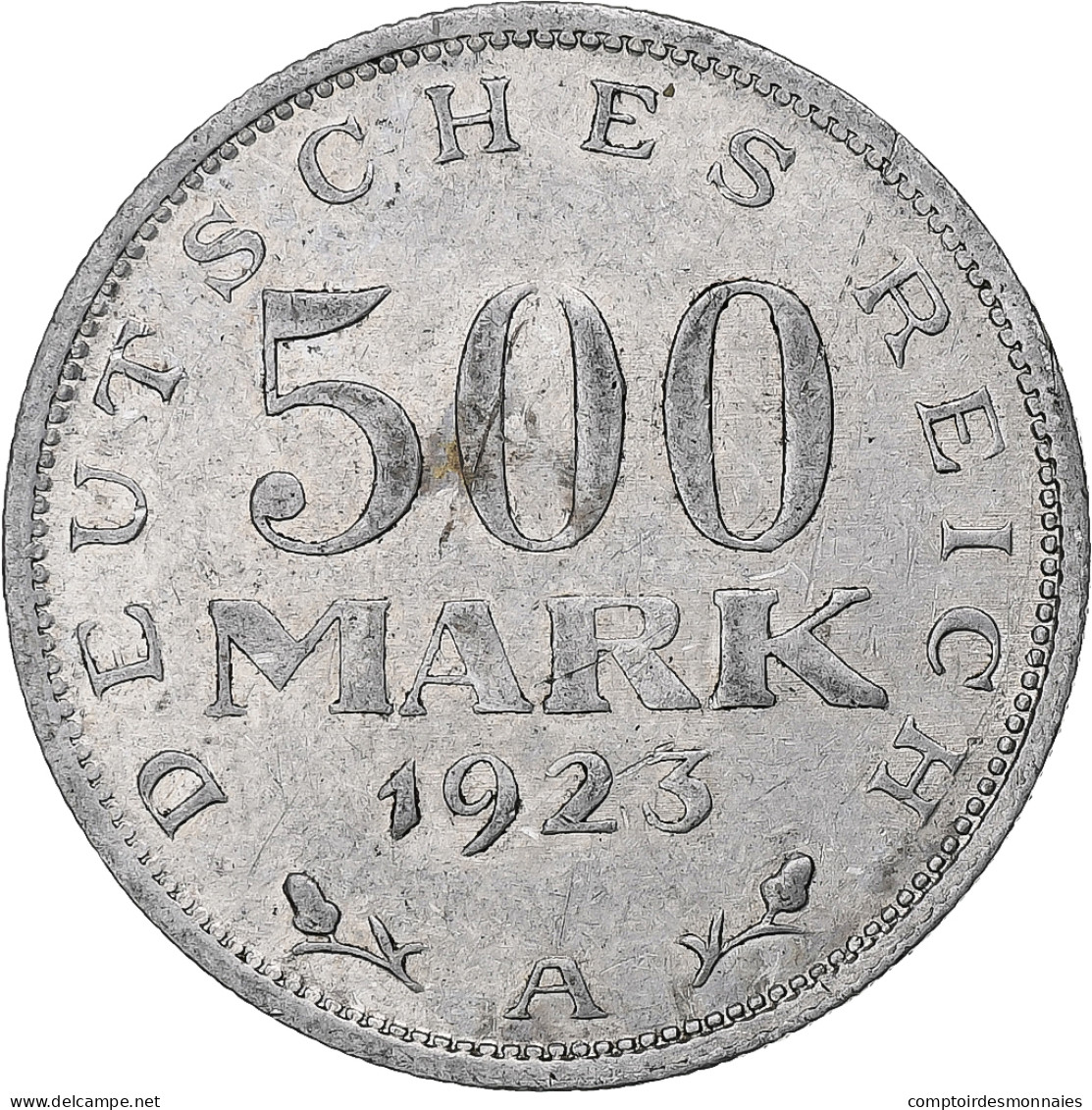 Allemagne, République De Weimar, 500 Mark, 1923, Berlin, Aluminium, TTB+ - 200 & 500 Mark