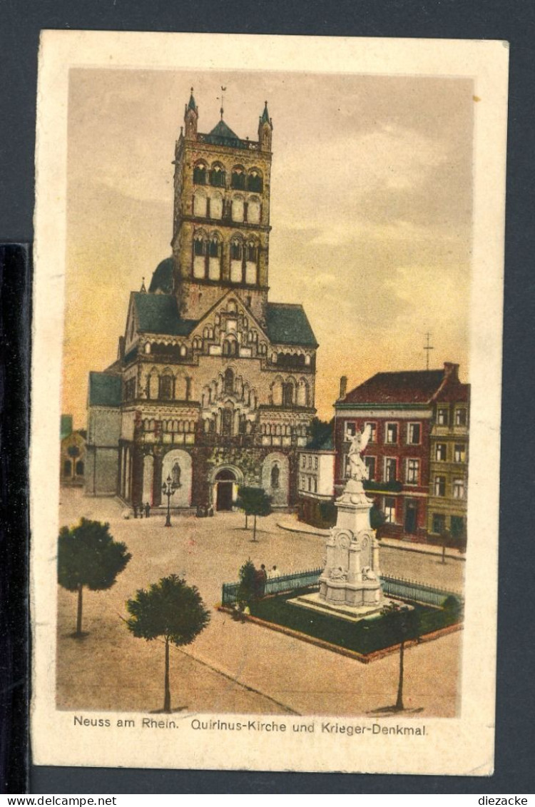 AK Neuss 1923 Quirinusmünster Und Kriegerdenkmal (PK0102 - Altri & Non Classificati