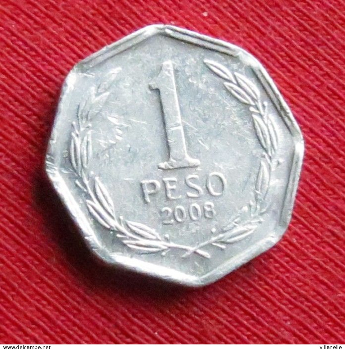 Chile 1 Peso 2008 Chili  W ºº - Chile