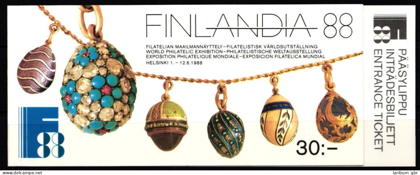 Finnland Auto-Paketmarken MH 21 Postfrisch Markenheftchen #KL335 - Andere & Zonder Classificatie