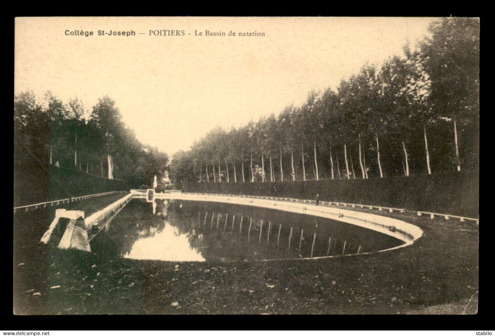 86 - POITIERS - COLLEGE ST-JOSEPH - LE BASSIN DE NATATION - Poitiers