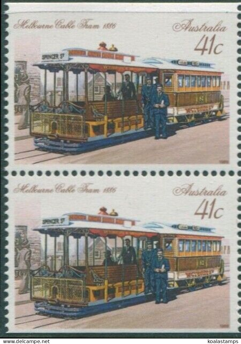 Australia 1989 SG1222 Trams Booklet Pair MNH - Altri & Non Classificati