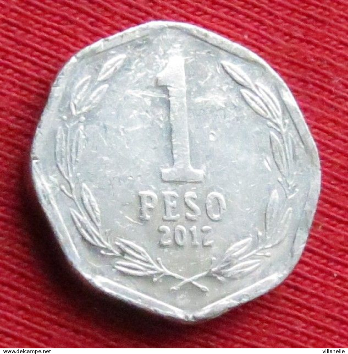 Chile 1 Peso 2012 Chili  W ºº - Chile