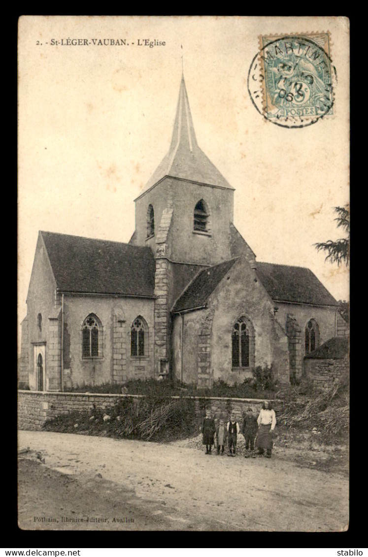 89 - ST-LEGER-VAUBAN - L'EGLISE - Altri & Non Classificati