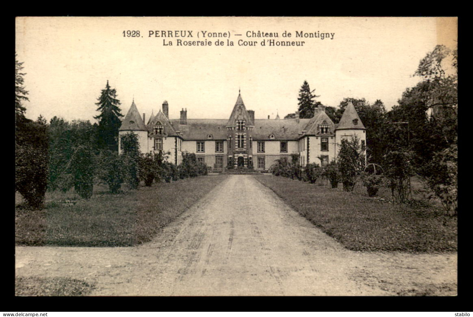 89 - PERREUX - CHATEAU DE MONTIGNY - LA ROSERAIE - Autres & Non Classés