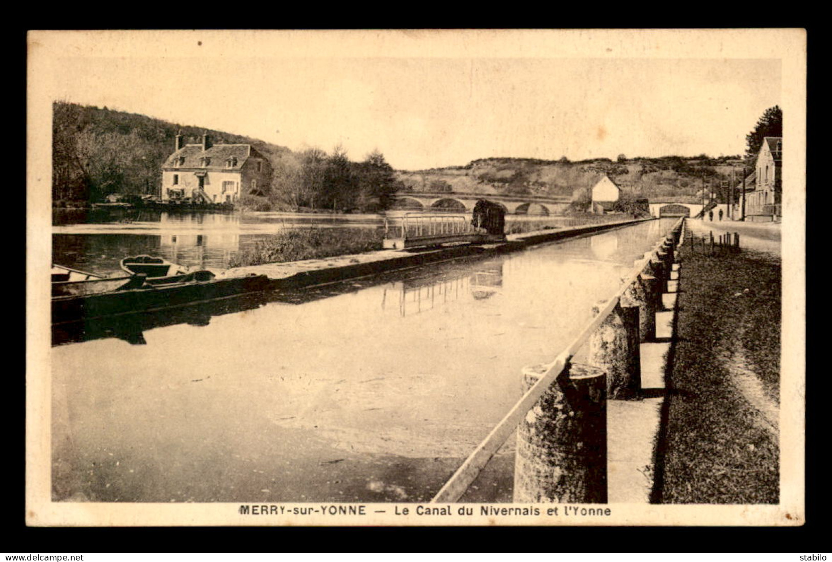 89 - MERY-SUR-YONNE - LE CANAL DU NIVERNAIS ET L'YONNE - Sonstige & Ohne Zuordnung