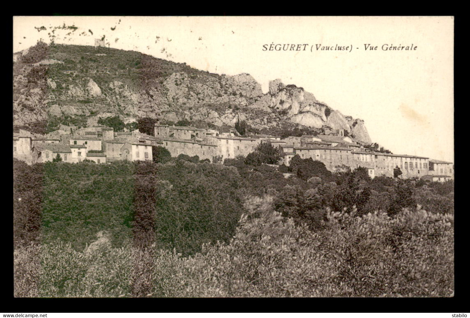 84 - SEGURET - VUE GENERALE - Sonstige & Ohne Zuordnung