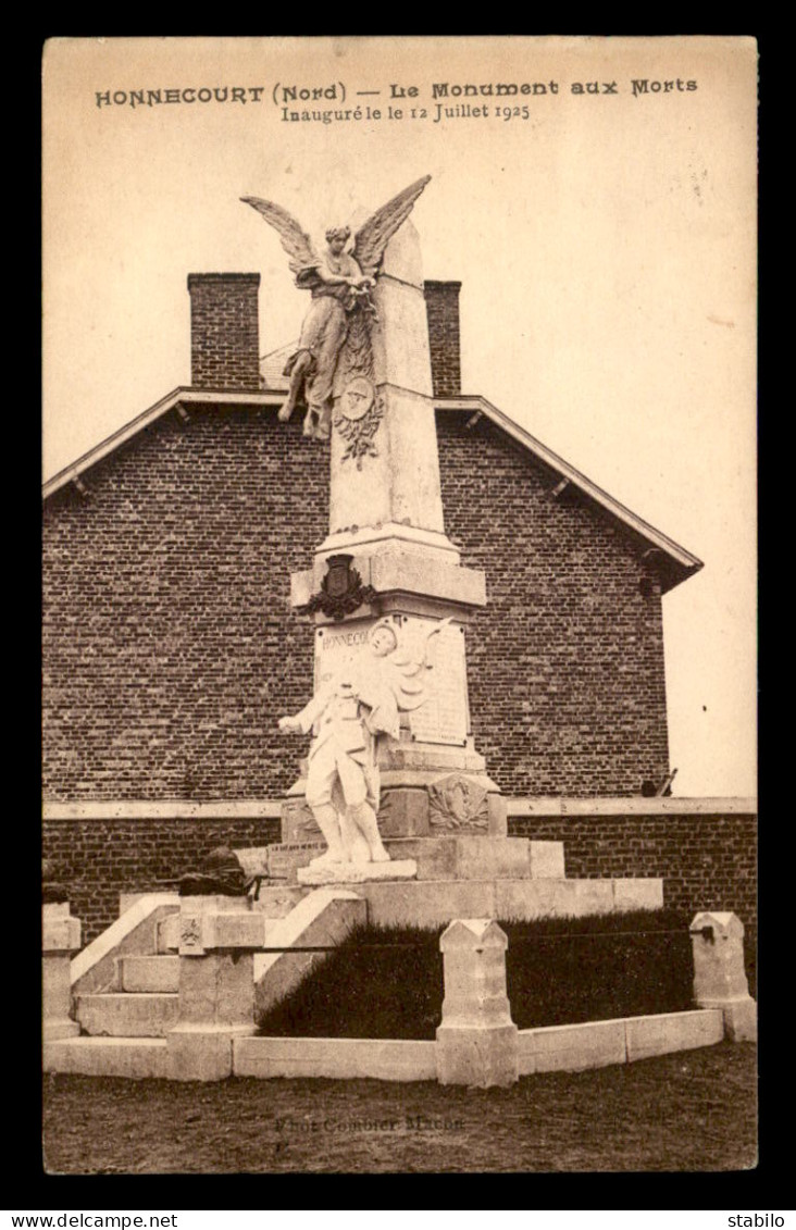 59 - HONNECOURT - LE MONUMENT AUX MORTS - Sonstige & Ohne Zuordnung