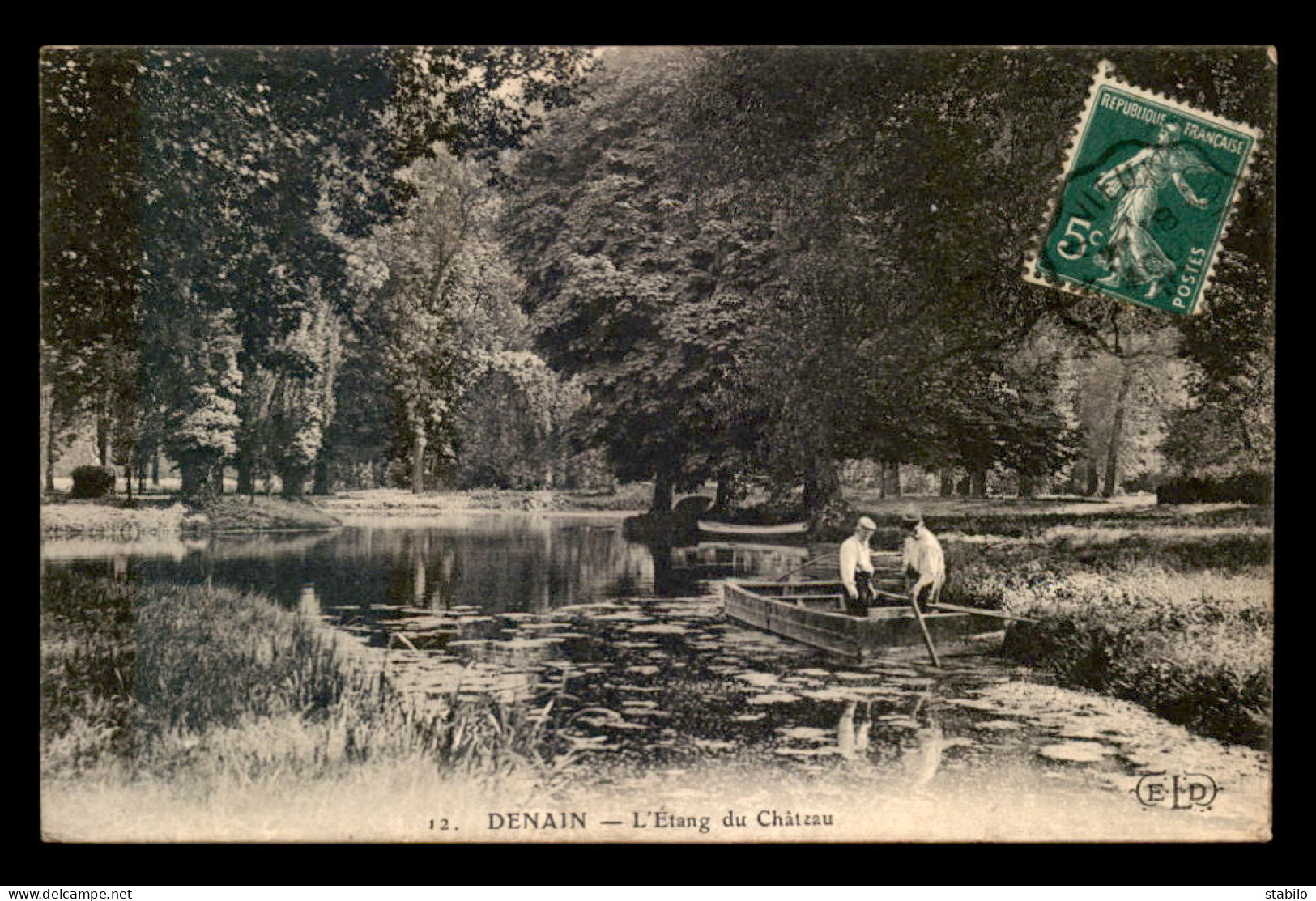 59 - DENAIN - L'ETANG DU CHATEAU - Denain