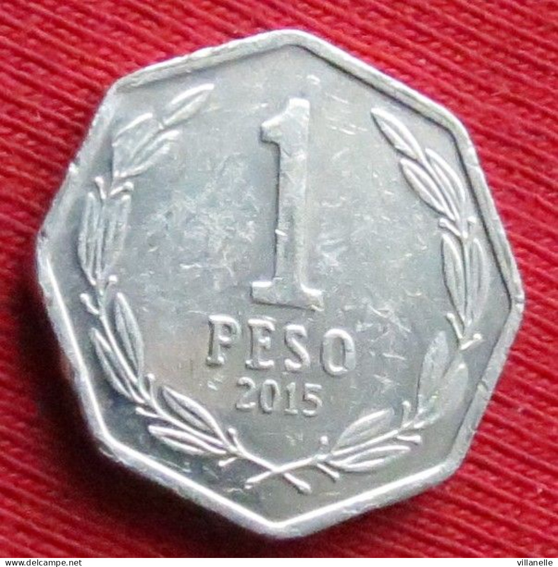 Chile 1 Peso 2015 Chili  W ºº - Chili