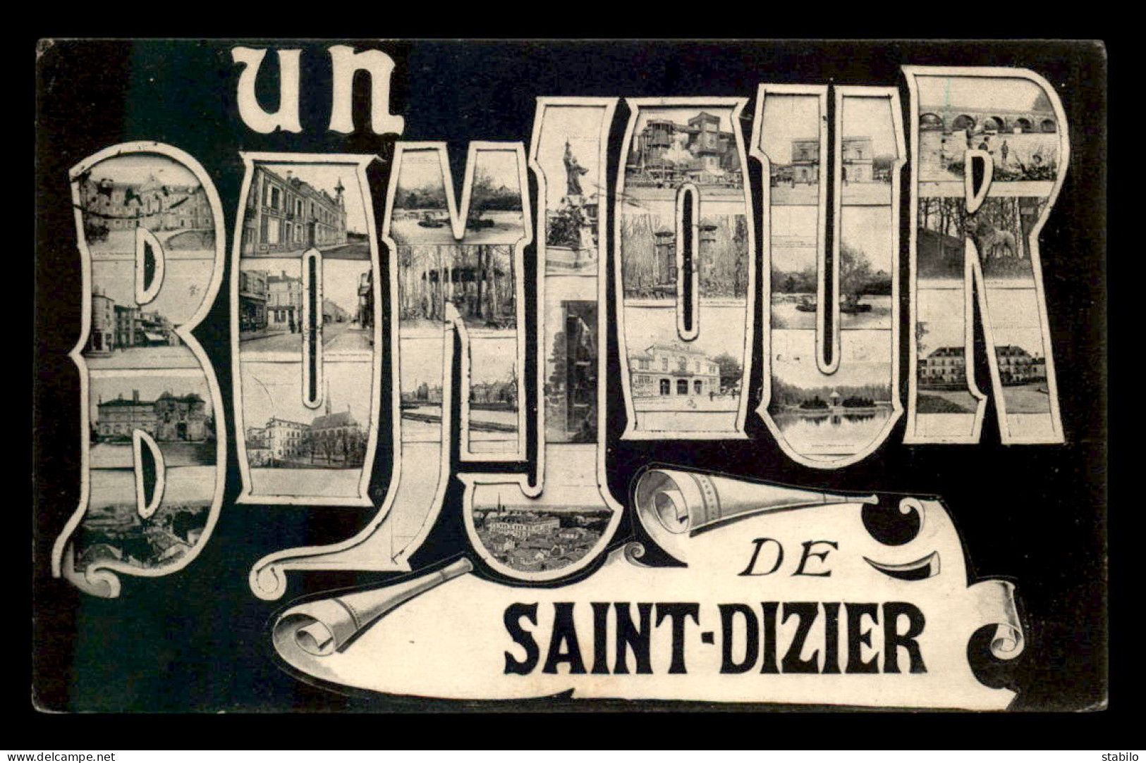 52 - SAINT-DIZIER - UN BONJOUR MULTIVUES - Saint Dizier