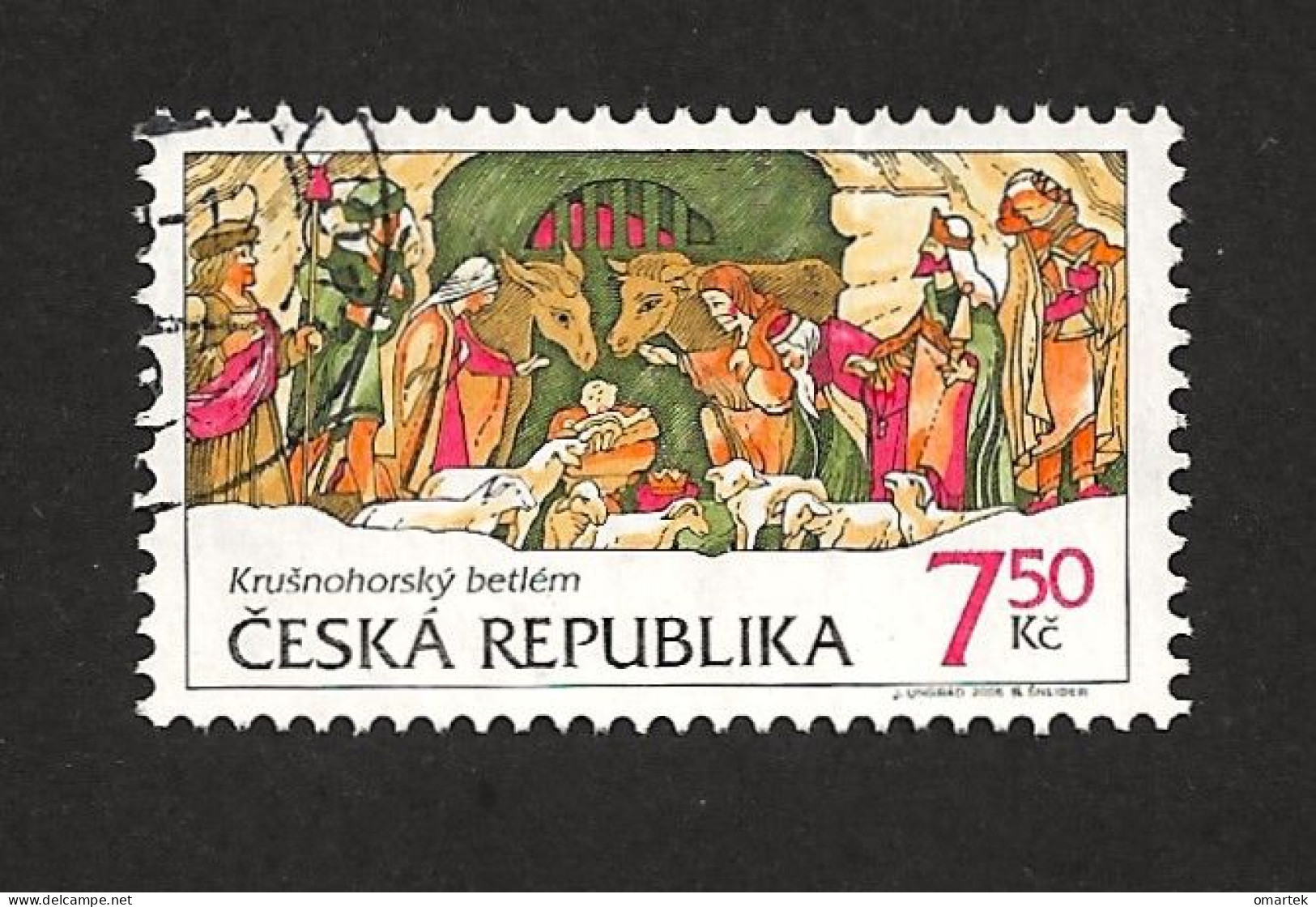 Czech Republic 2006 ⊙ Mi 496 Sc 3326 Christmas - Krusnohorsky Nativity. Tschechische Republik C1 - Gebraucht