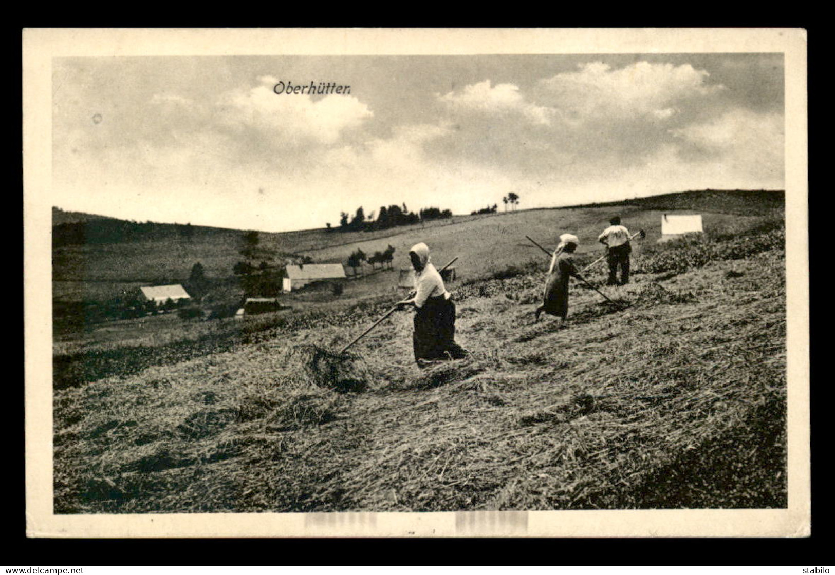 68 - OBERHUTTEN - LES MOISSONS - AGRICULTURE - Autres & Non Classés