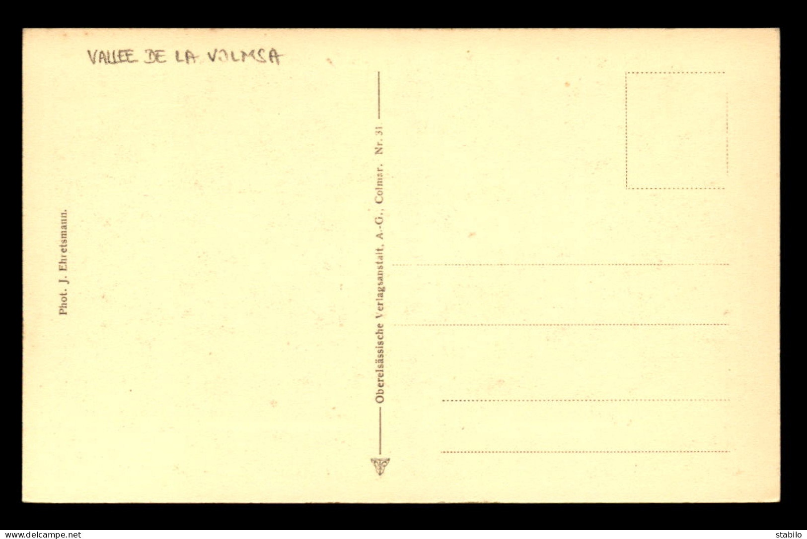 68 - VALLEE DE LA VOLMSA - HOLZSCHLITTER - Other & Unclassified