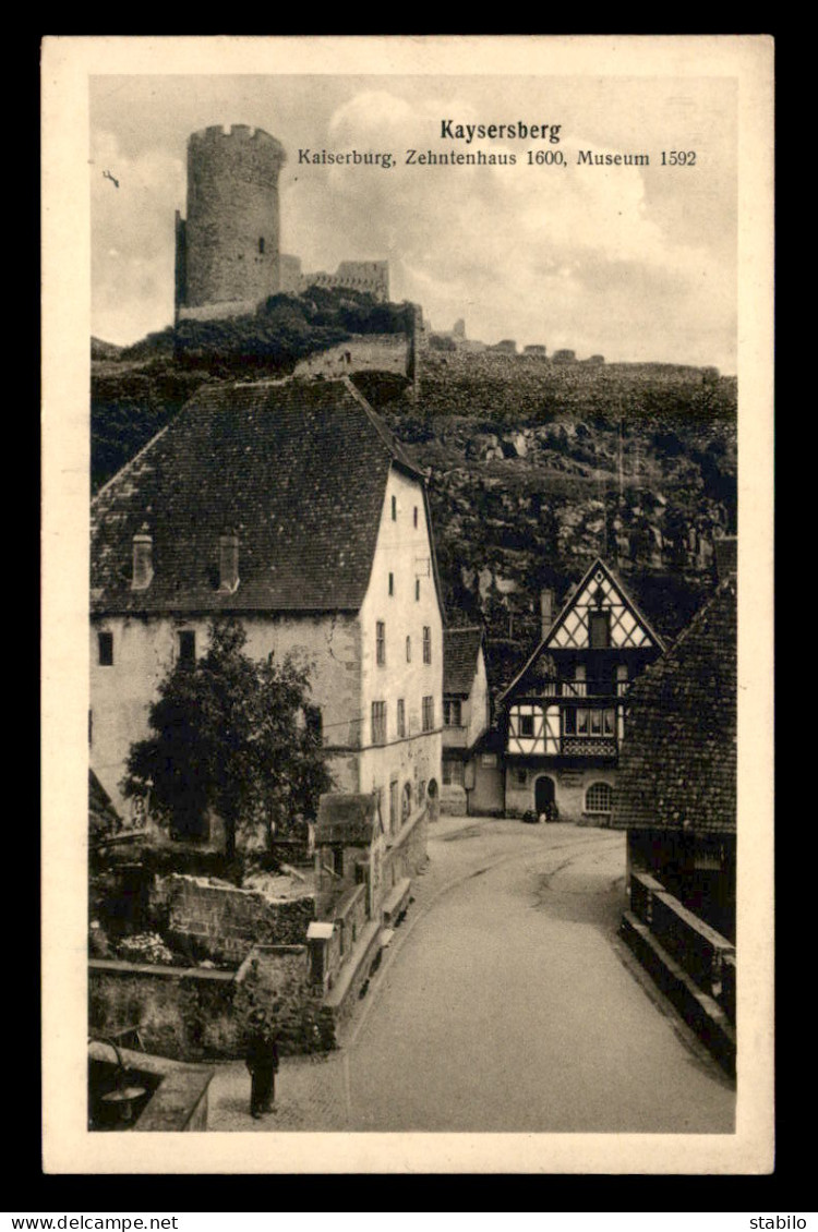 68 - KAYSERSBERG - ZEHNTENHAUS 1600, MUSEUM 1592 - Kaysersberg