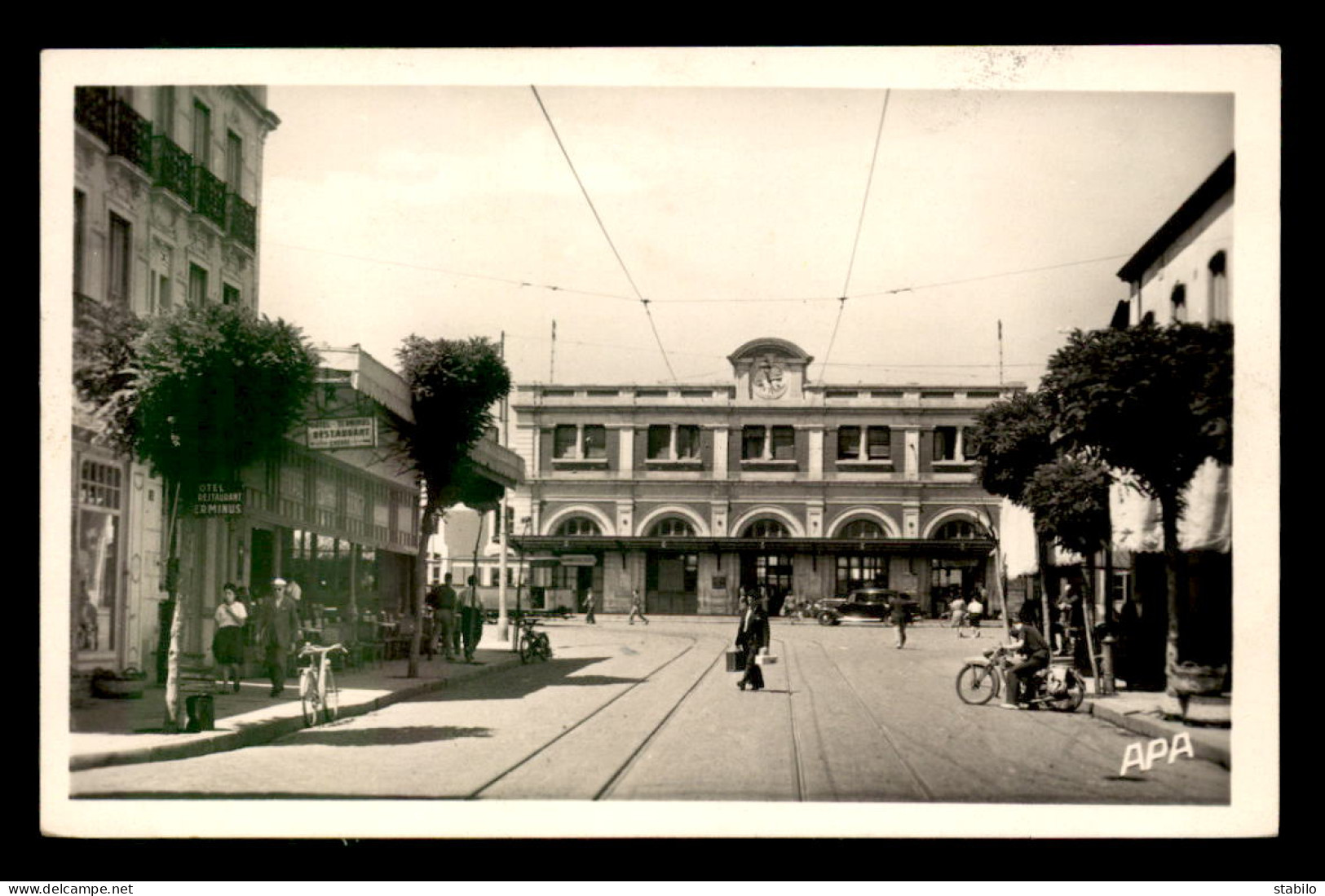 66 - PERPIGNAN - FACADE DE LA GARE DE CHEMIN DE FER - Perpignan