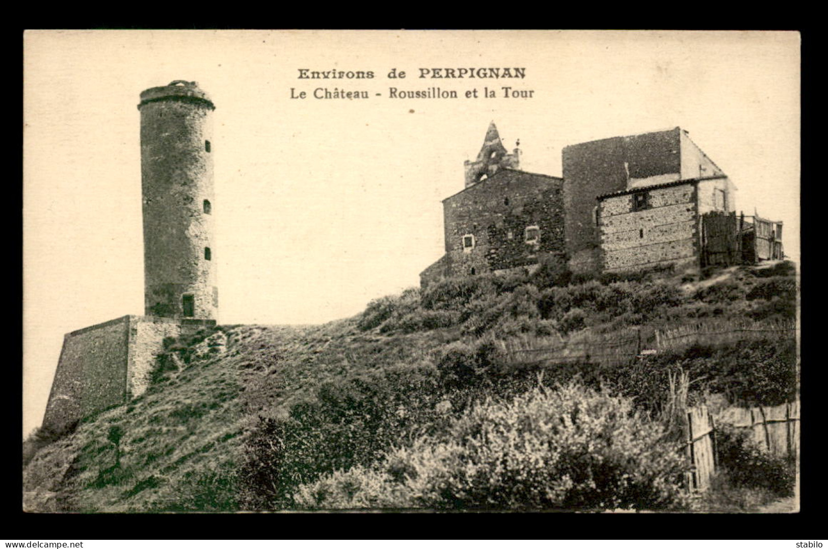 66 - ENVIRONS DE PERPIGNAN - LE CHATEAU - ROUSSILLON ET LA TOUR - Other & Unclassified