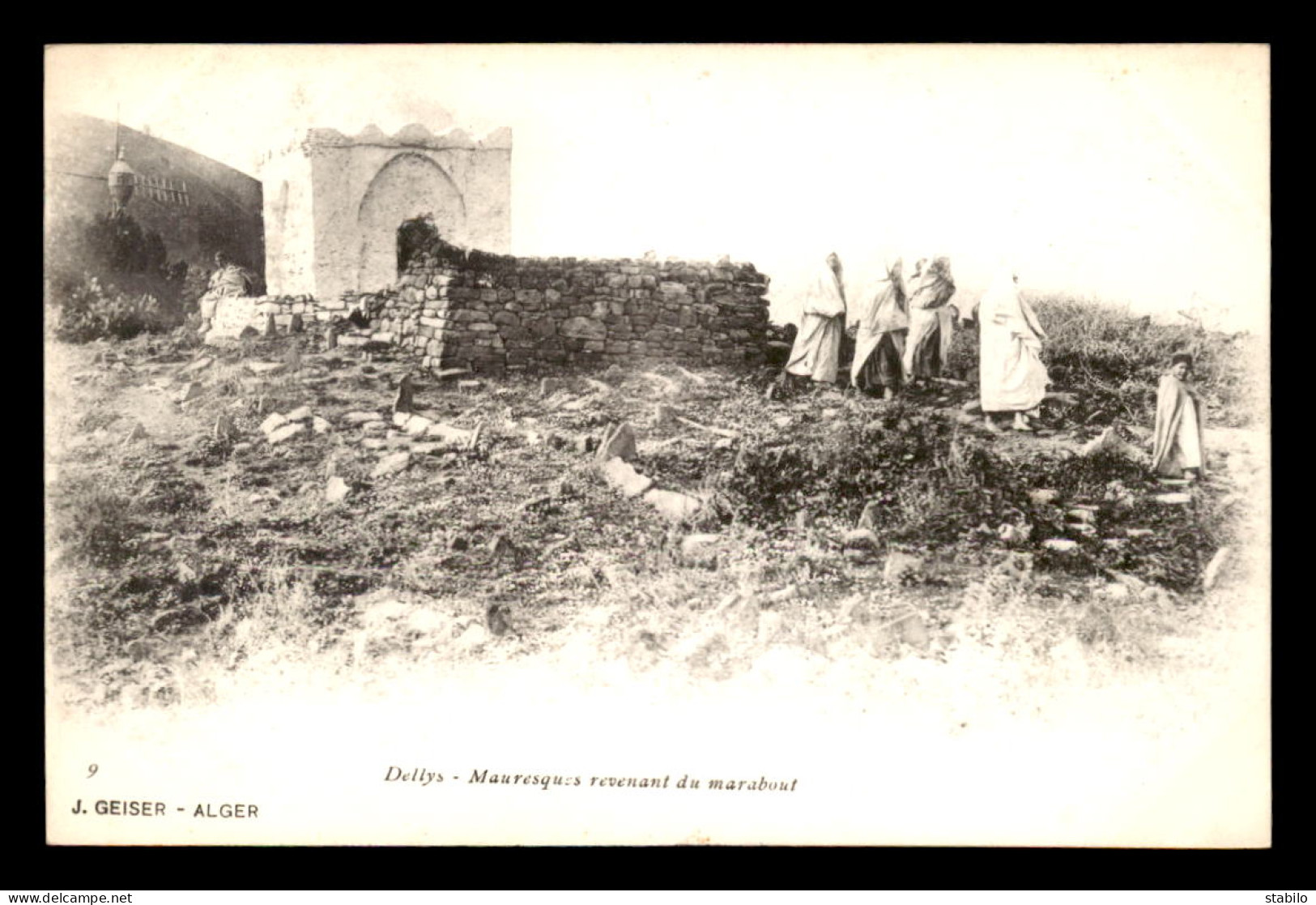 ALGERIE - DELLYS - MAURESQUES REVENANT DU MARABOUT - EDITEUR GEISER - Autres & Non Classés