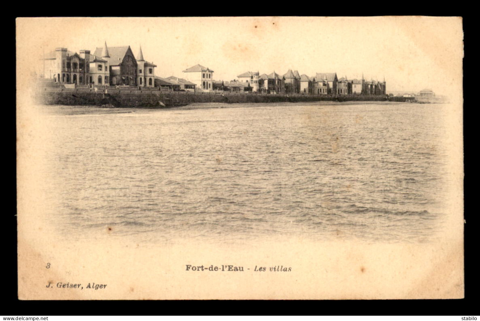 ALGERIE - FORT-DE-L'EAU - LES VILLAS - EDITEUR GEISER - Other & Unclassified